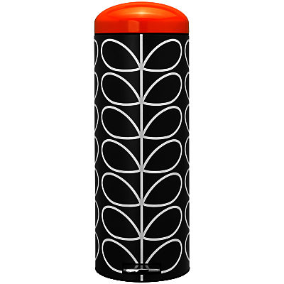 Brabantia Orla Kiely Retro Bin Dark Grey Brabantia Orla Kiely Retro Bin Dark Grey